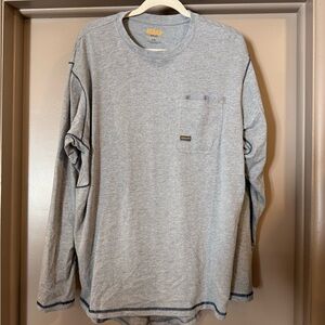 Gray ariat long sleeve men’s shirt